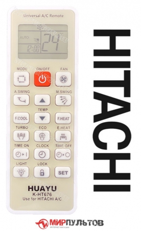 Купить пульт для кондиционера hitachi универсальный k-ht676 для кондиционеров