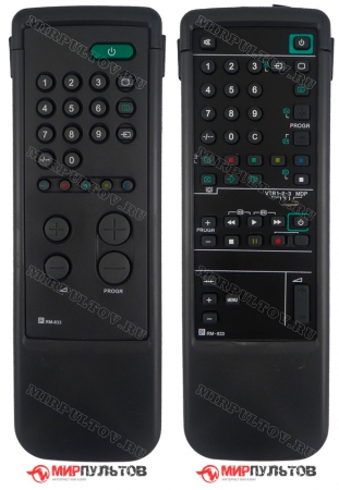 Купить пульт sony rm-833 двухсторонний для телевизоров